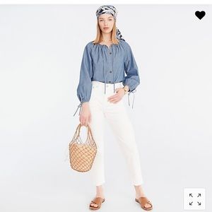 JCREW petite high rise 90s classic straight jeans 25P NWT